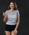 Two Tone Sweet Heart Pattern Tshirt